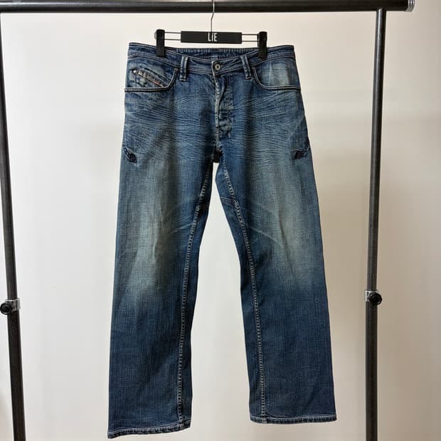(34) Diesel 디젤 빈티지 워싱 로우라이즈 데님 팬츠