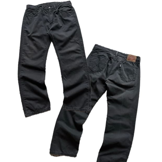 리바이스 505 레귤러 다크그레이 데님팬츠