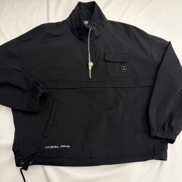 [free] 라이프워크 블랙 아노락 바람막이