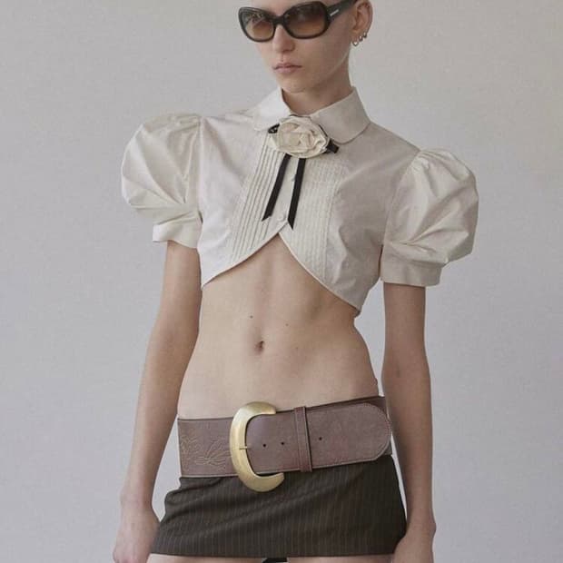 스컬프터 로제타 베이비 셔츠 아이보리