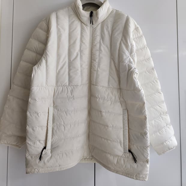 빈폴스포츠 화이트 구스패딩 