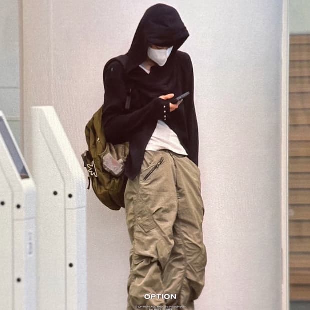 앤더슨벨 카고 팬츠 46 사이즈 라이즈소희