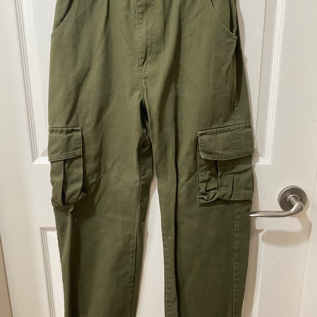 제멋 와이드 카고팬츠 카키 30