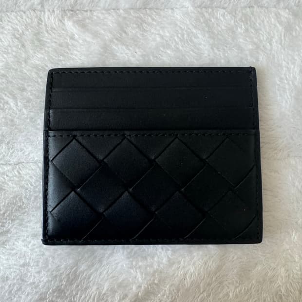 보테가 베네타 카드 케이스 블랙 (새상품 보테가 베네타 카드지갑)