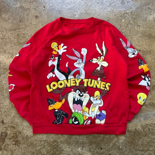 LOONEY TUNES 풀 프린팅 스웻