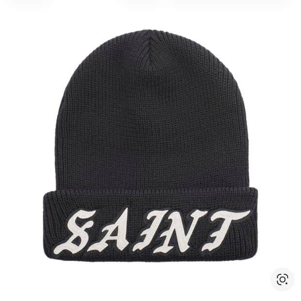 세인트 미카엘 니트 캡 비니 블랙 세인트마이클 생미카엘 saint 