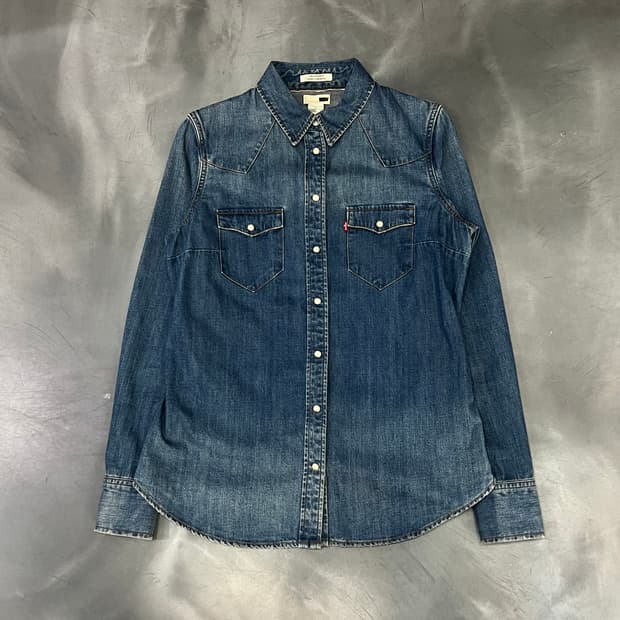 리바이스 웨스턴 데님 셔츠 y15765