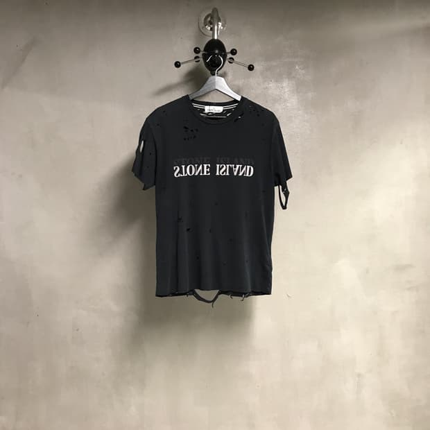 스톤아일랜드 반팔 티셔츠 블랙 M