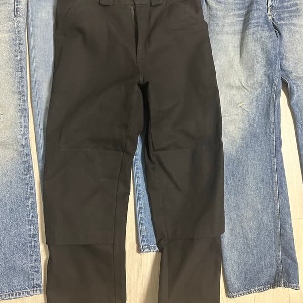 46사이즈 gr10k 클롭만 팬츠 블랙