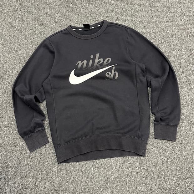 S)나이키 빈티지 SB 아이콘 스케이트보딩 스웻셔츠