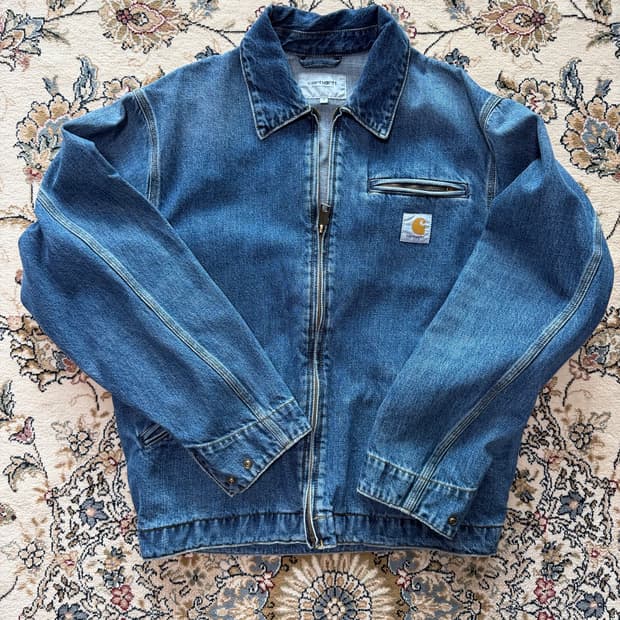 Carhartt WIP 데님 디트로이트 재킷