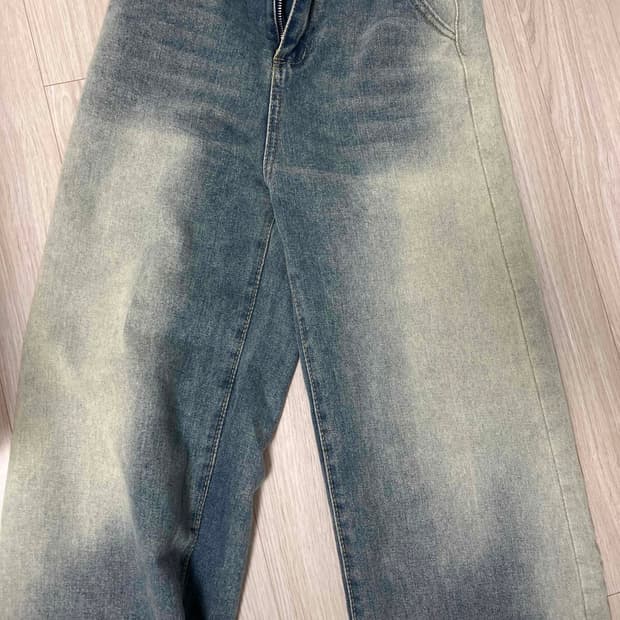 빈티지 연한 청바지