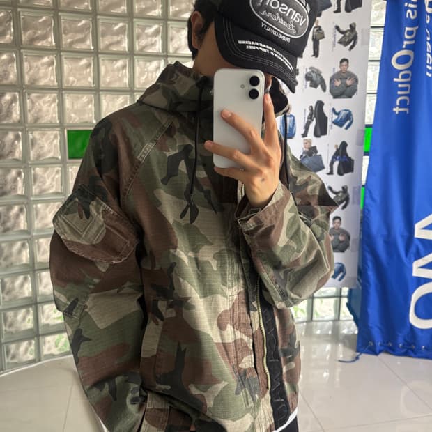 camouflage spindle jacket 자켓