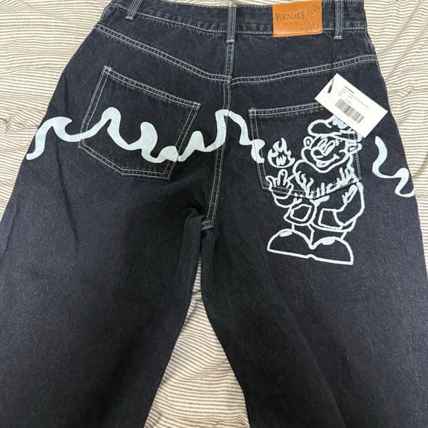 위캔더스 데님 팬츠 새상품