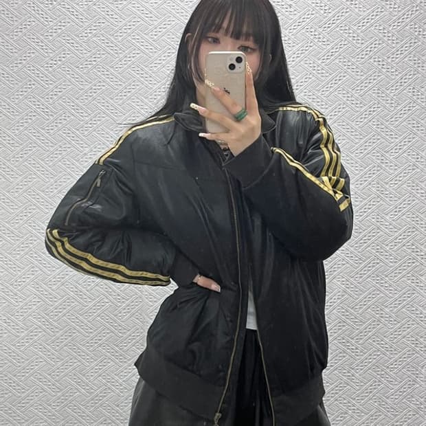 아디다스 올드스쿨 레트로 빈티지 누빔 패딩 자켓 95 C09701