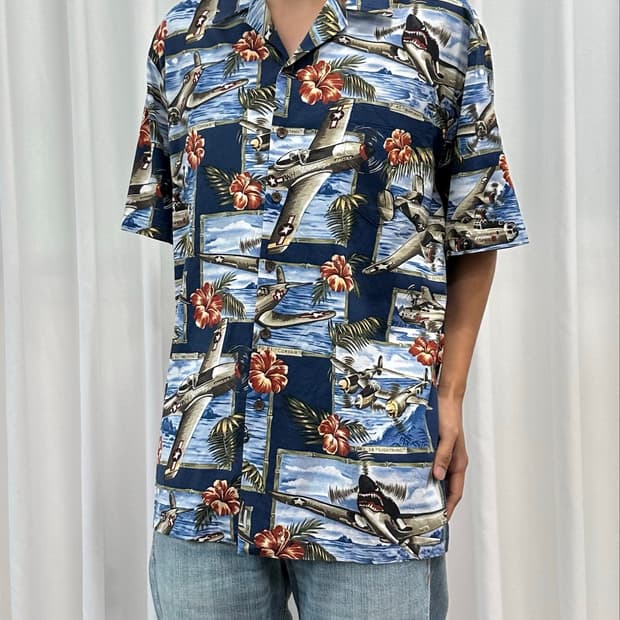 [XL]KALAHEO USA 오리지널 하와이안 셔츠