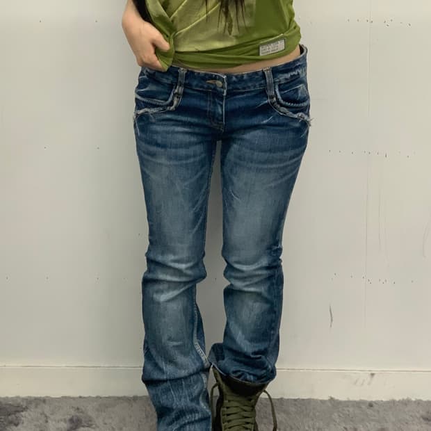 Grasshopper 로우라이즈 데님