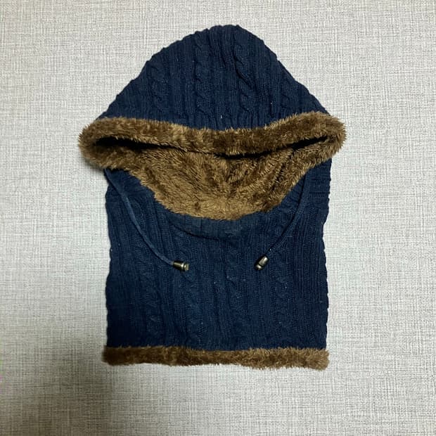 Vintage 올드스쿨아메카지 바라클라바 베어모자 네이비