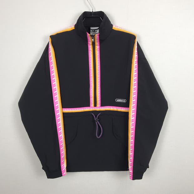 아디다스 테이프드 아노락 바람막이 자켓 남성S