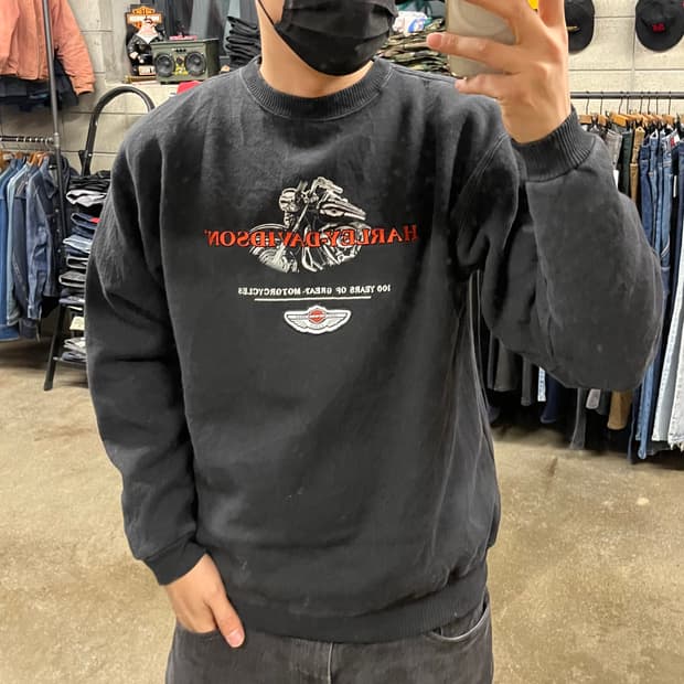 할리데이비슨 100주년 스웻셔츠 (100)