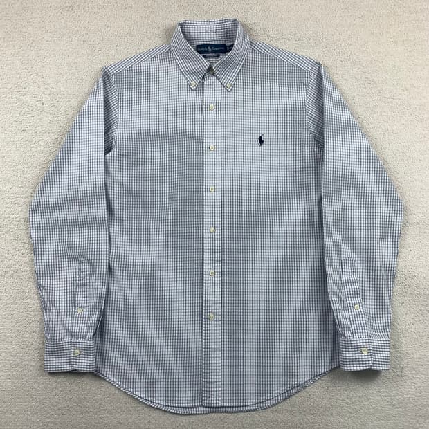 폴로 랄프로렌 포니로고 커스텀핏 체크 셔츠