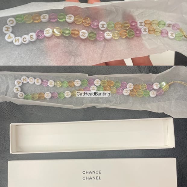 샤넬 정품 핸드폰 스트랩 새상품+박스○