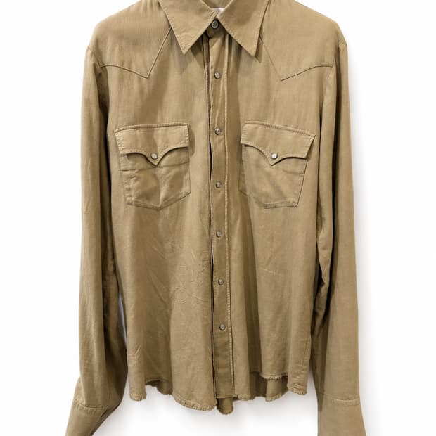 01AW Martin Margiela Western Shirt L