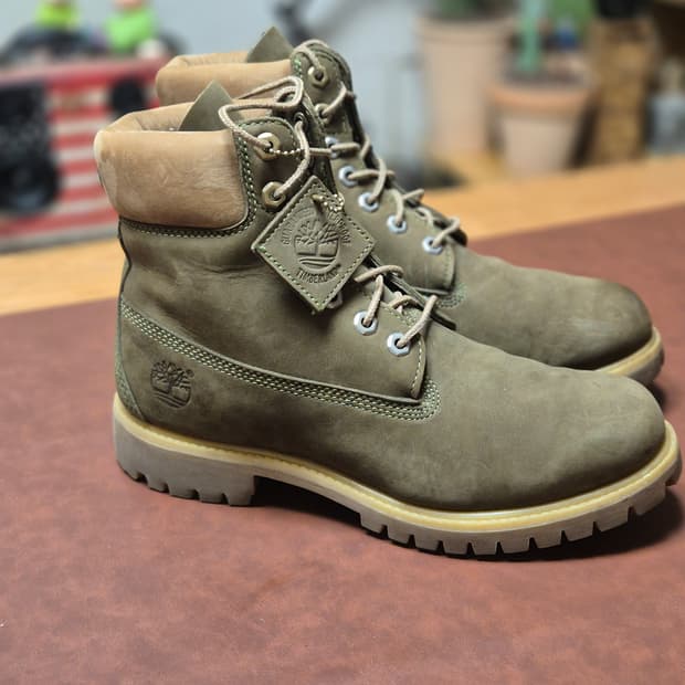 실착용1회 255-260(8W)팀버랜드 6인치 프리미엄 부츠 