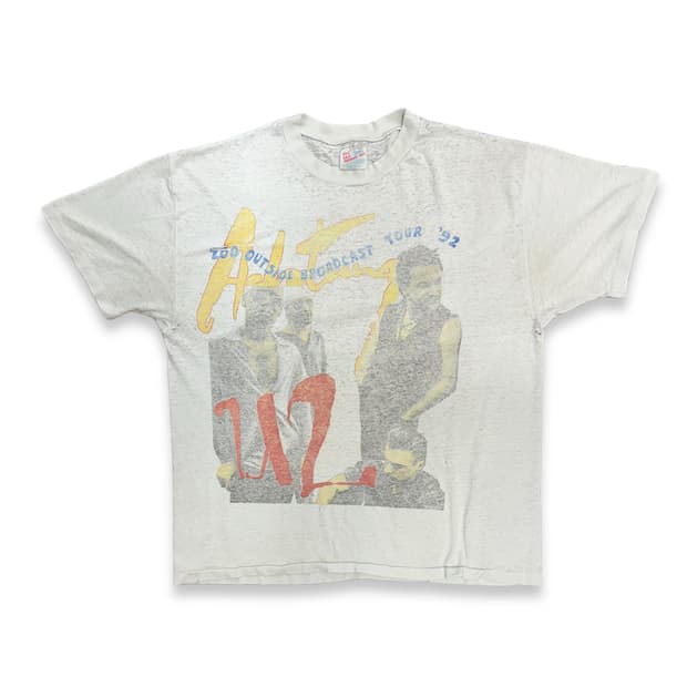 1992' U2 ZOO TV NEW YORK Tour 티셔츠 XL