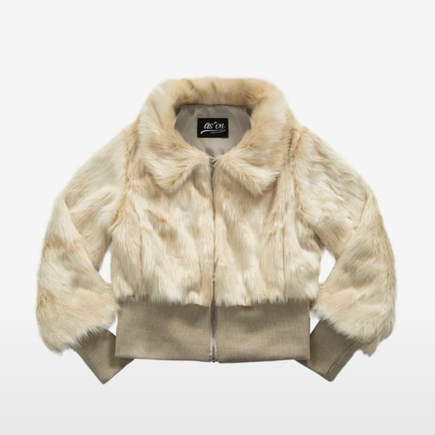 애즈온 OBEL FUR JACKET 
