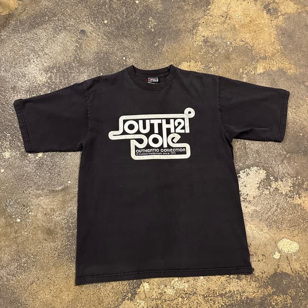 빈티지 00s 사우스폴 힙합 티셔츠