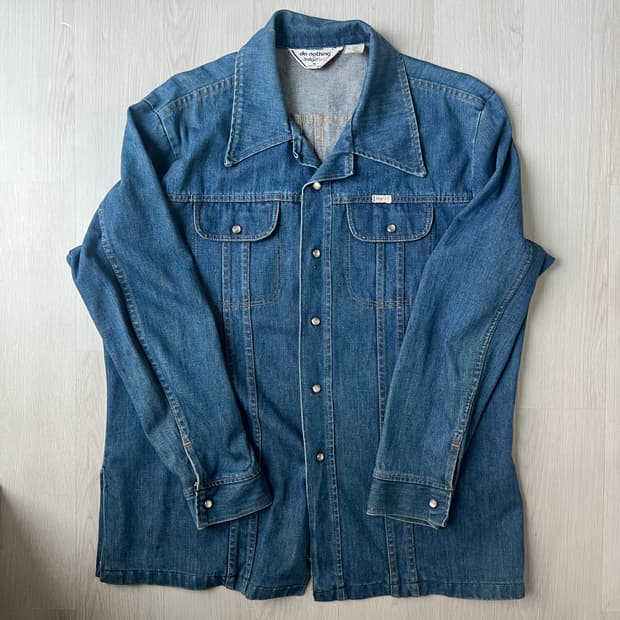 80s USA 데님 셔츠