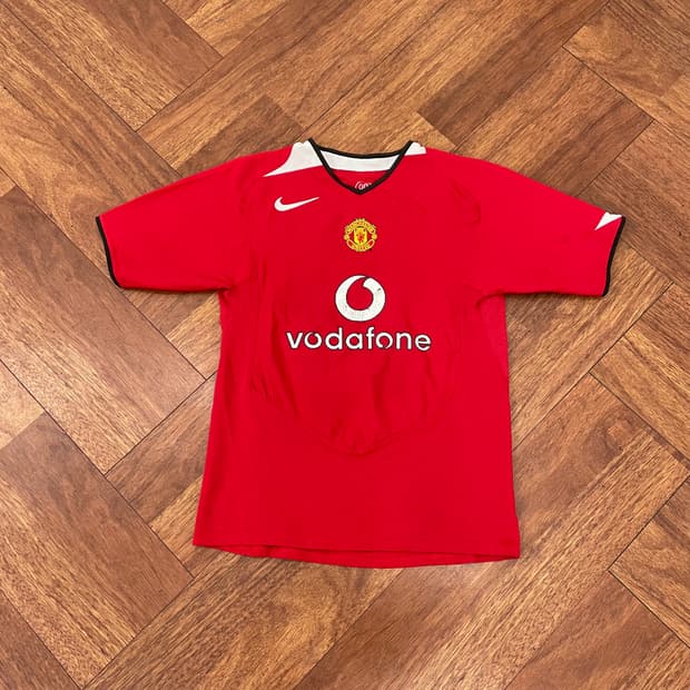 나이키 맨유 04-06 박지성마킹 유니폼