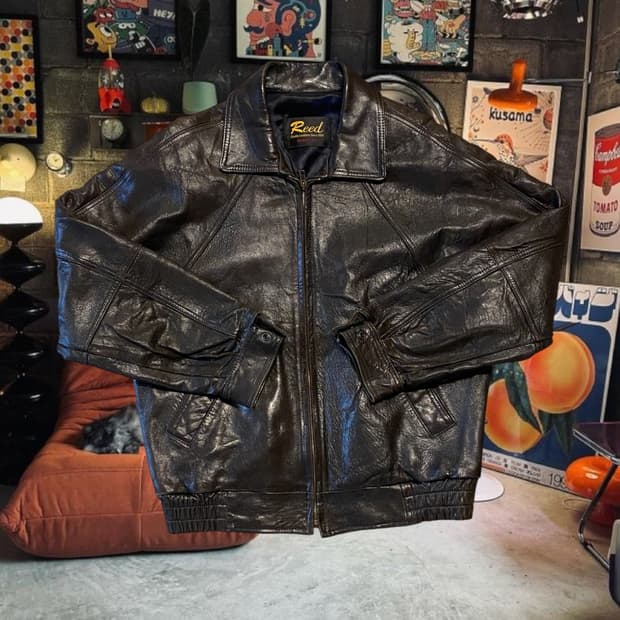 빈티지 레더 자켓 (Man L) AA1237