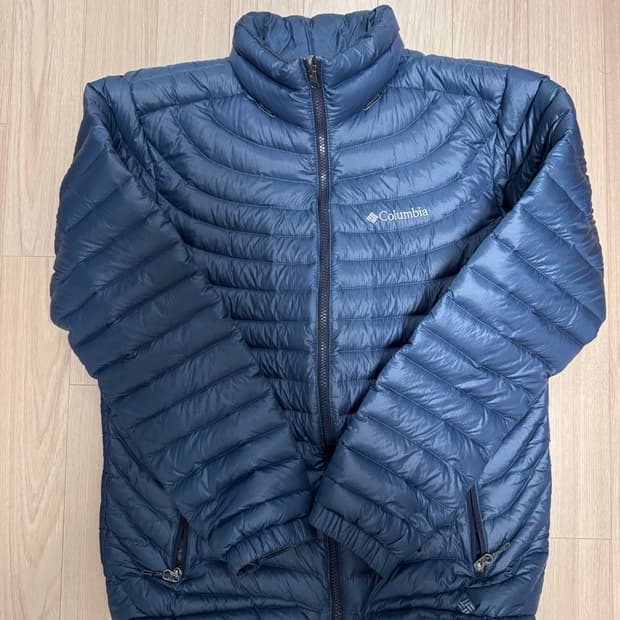 콜롬비아 옴니쉴드 경량패딩 블루 L사이즈