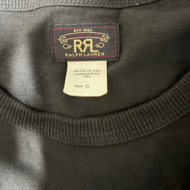 rrl 가먼트다이 투팩 티셔츠 1개 팝니다