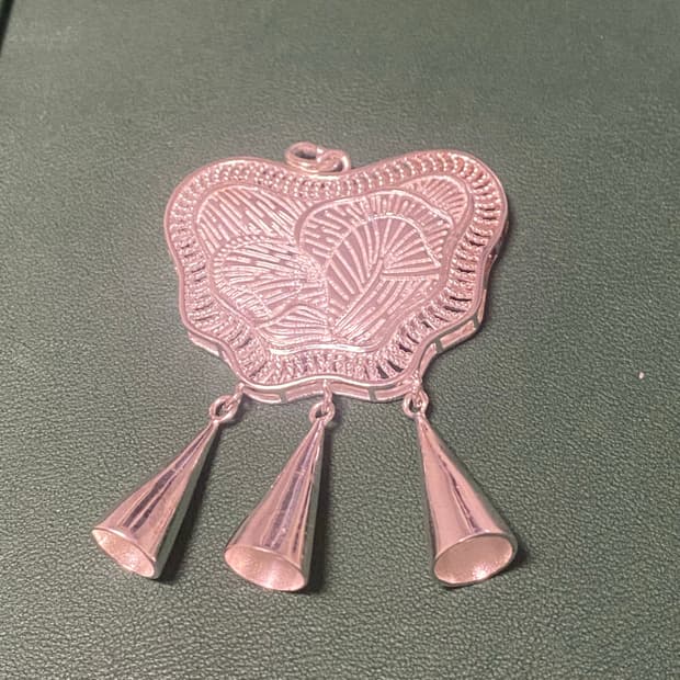 실버 컬러 펜던트 925