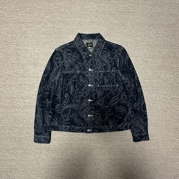 NEEDLES japan made paisley denim jakcet