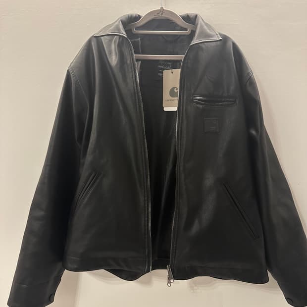 칼하트 윕 디트로이트 레더 자켓