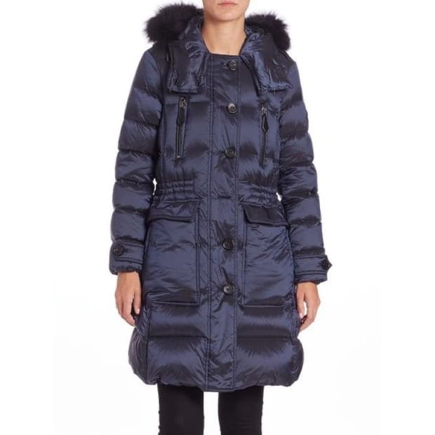 정품)버버리 브릿 립모어 퍼 롱패딩(Burberry)