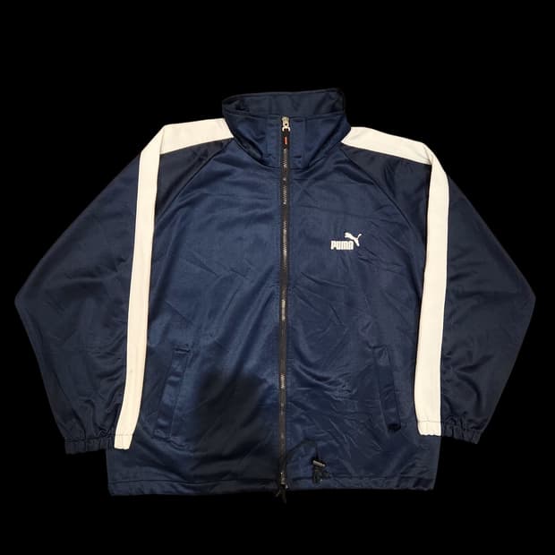 PUMA 빅로고 트랙 바람막이