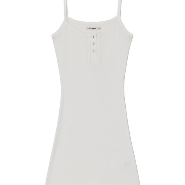 PROVINCE EYELET CAMI DRESS(white)