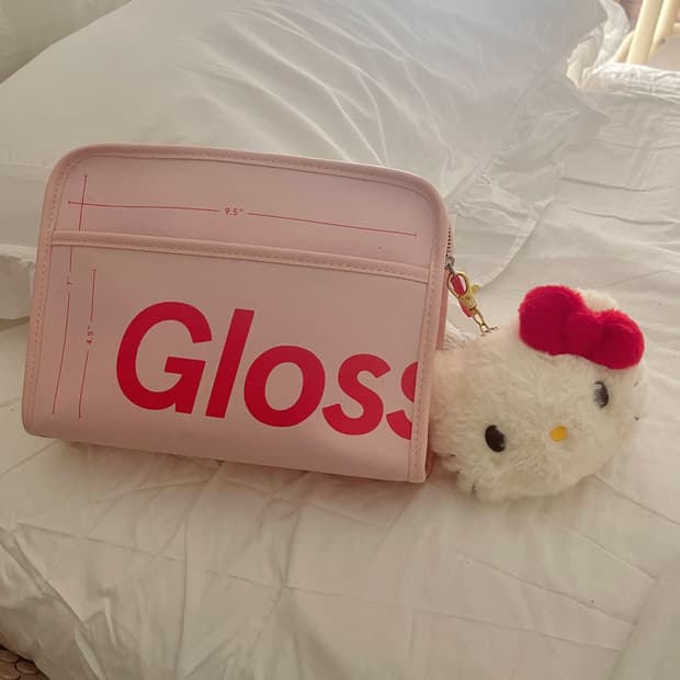 새상품 일본 산리오 정품 키티 레드 릴패스 카드지갑 키링 마스코트