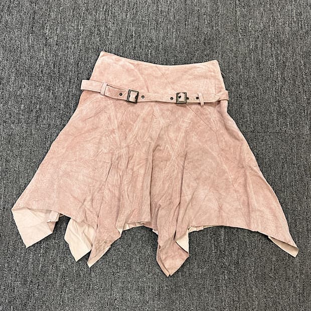 빈티지 가죽 치마 26인치 