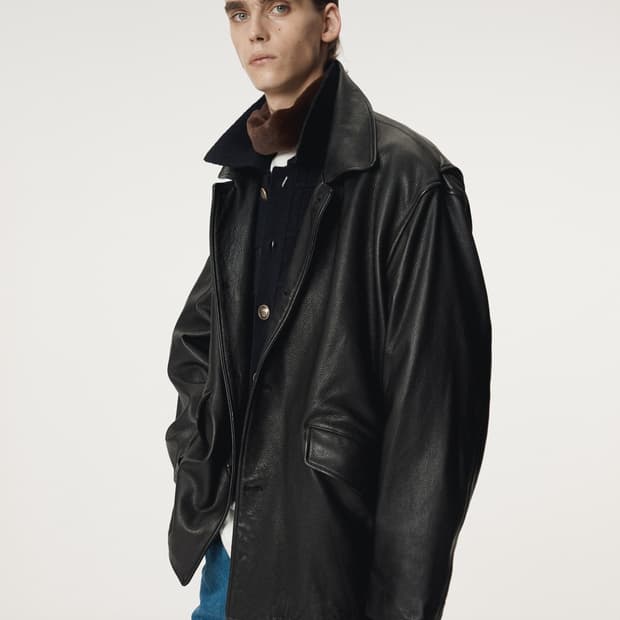 (L) 렉토 레더 초어 자켓