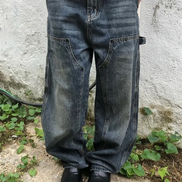 새거)워크데님카펜더 팬츠 바지s 보헤미안서울 ootj 미스치프 코이세이오