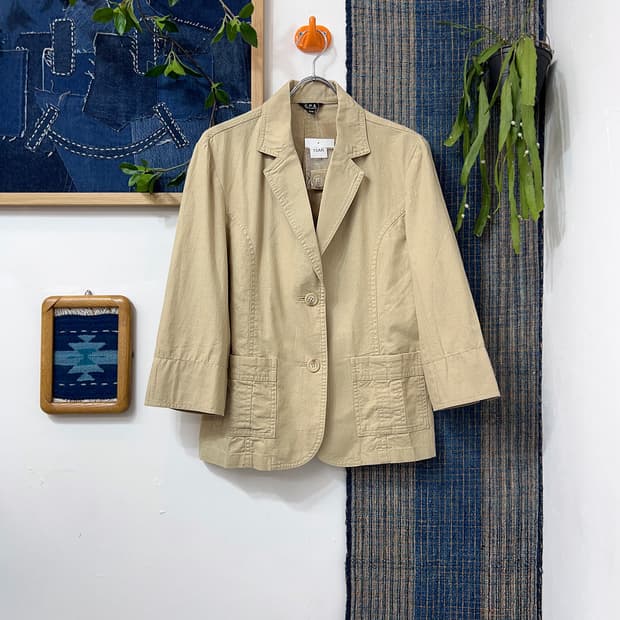 👧🏻CPA Tailored Linen Jacket 