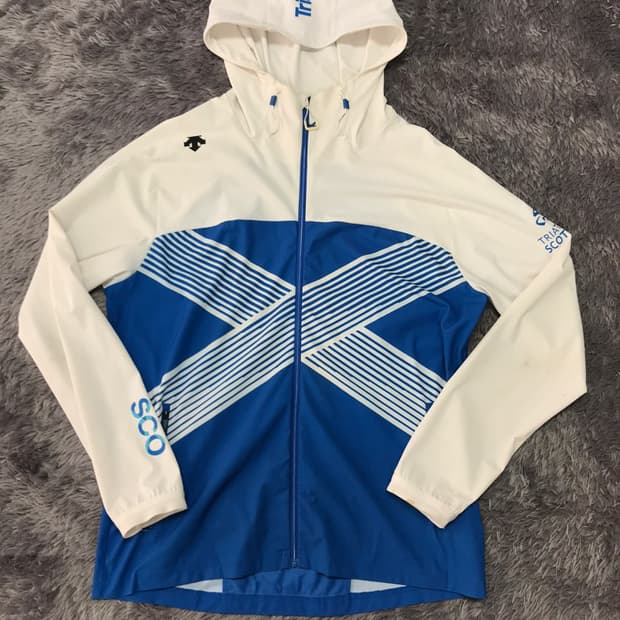 [[XL] 데상트(DESCENTE) 트라이애슬론 후드 집업 져지#310