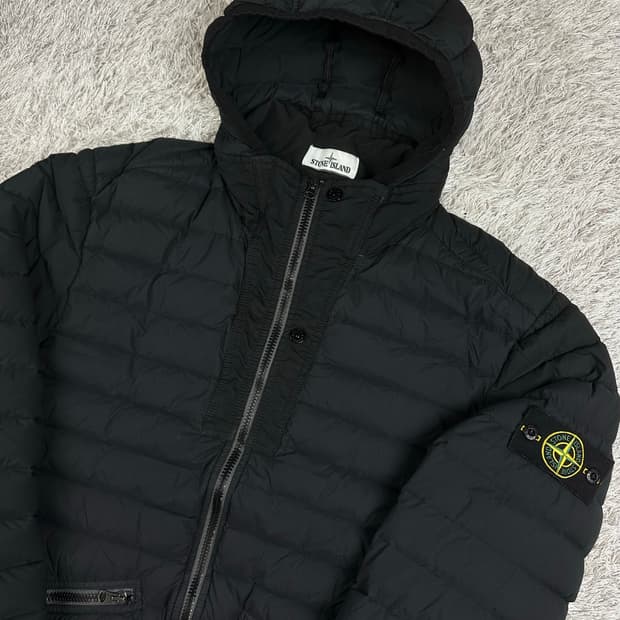 [XL] 정품 스톤아일랜드 19SS 챔버스 룸우븐 경량패딩