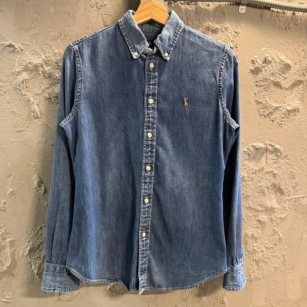 S 랄프로렌RALPH LAUREN 데님 셔츠 중청